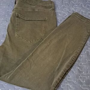 Mudd green high rise utility jegging jeans size 17